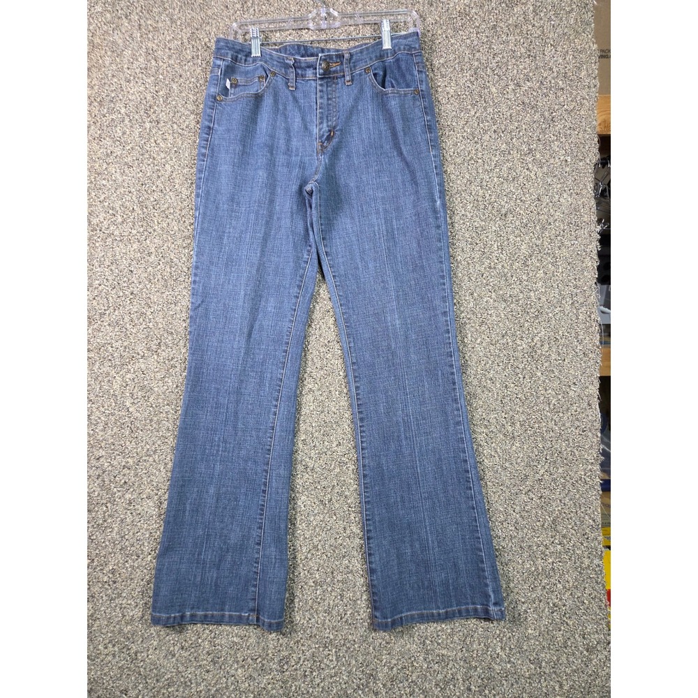 Bobbie Brooks Bootcut Jeans Women Size 10 Blue Denim High Rise Stretch 00394‎